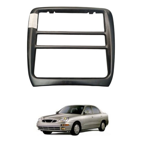 Moldura Central Painel Daewoo Nubira 1996 1999 Preto