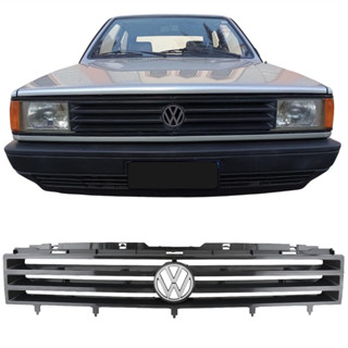 Grade Frontal Gol Saveiro 1987 88 89 1990 + Emblema Cromado em Oferta na Shopee