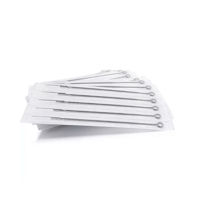 Kit 50 Agulhas de Haste para Tatuagem Traço ou Pintura em Oferta na Shopee