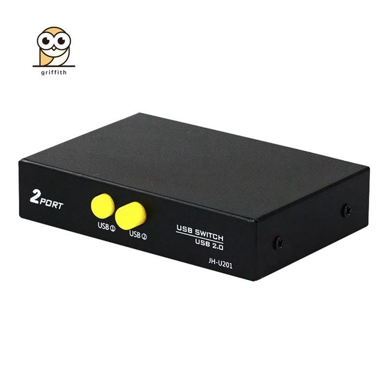 Interruptor De Compartilhamento De Impressora USB 2.0 De 2 Portas 2 Em 1 Out Print Sharer Para PC Scanner Laptop Desktop