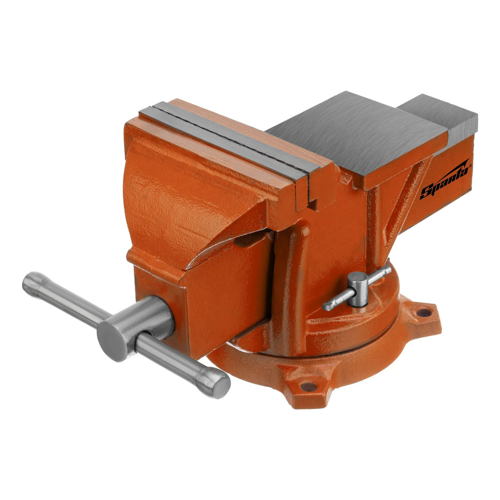 Torno Morsa Bancada Rotativa Bigorna 5pol 125mm SPARTA