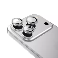 Película para câmera iPhone 17 Pro/ 17 Pro Max, Originais iPlace, Prata