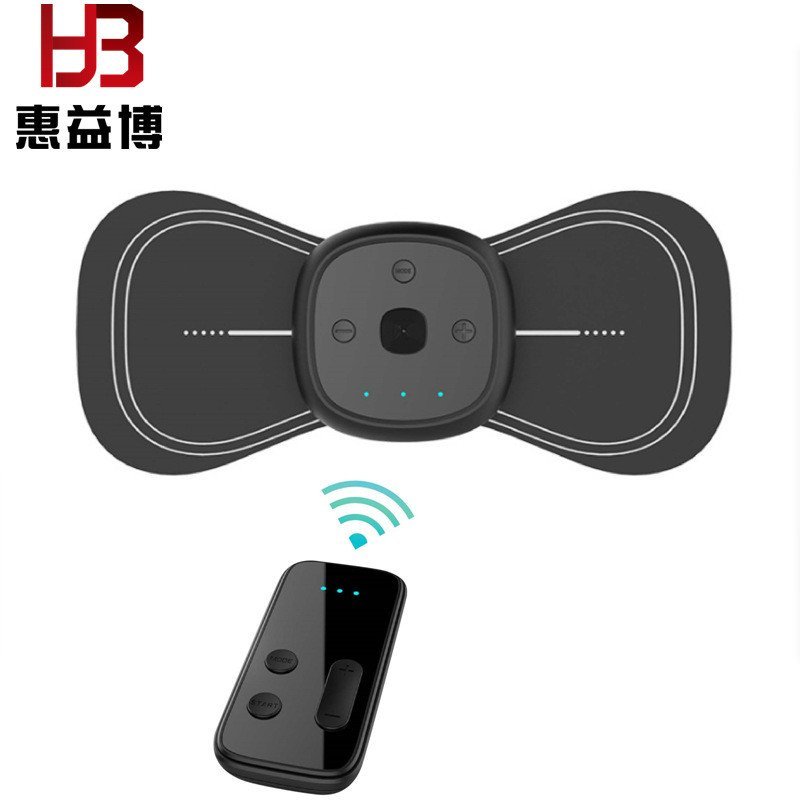 Massageador cervical controlado remotamente, mini massageador inteligente de pulsação para ombros, massageador portátil 