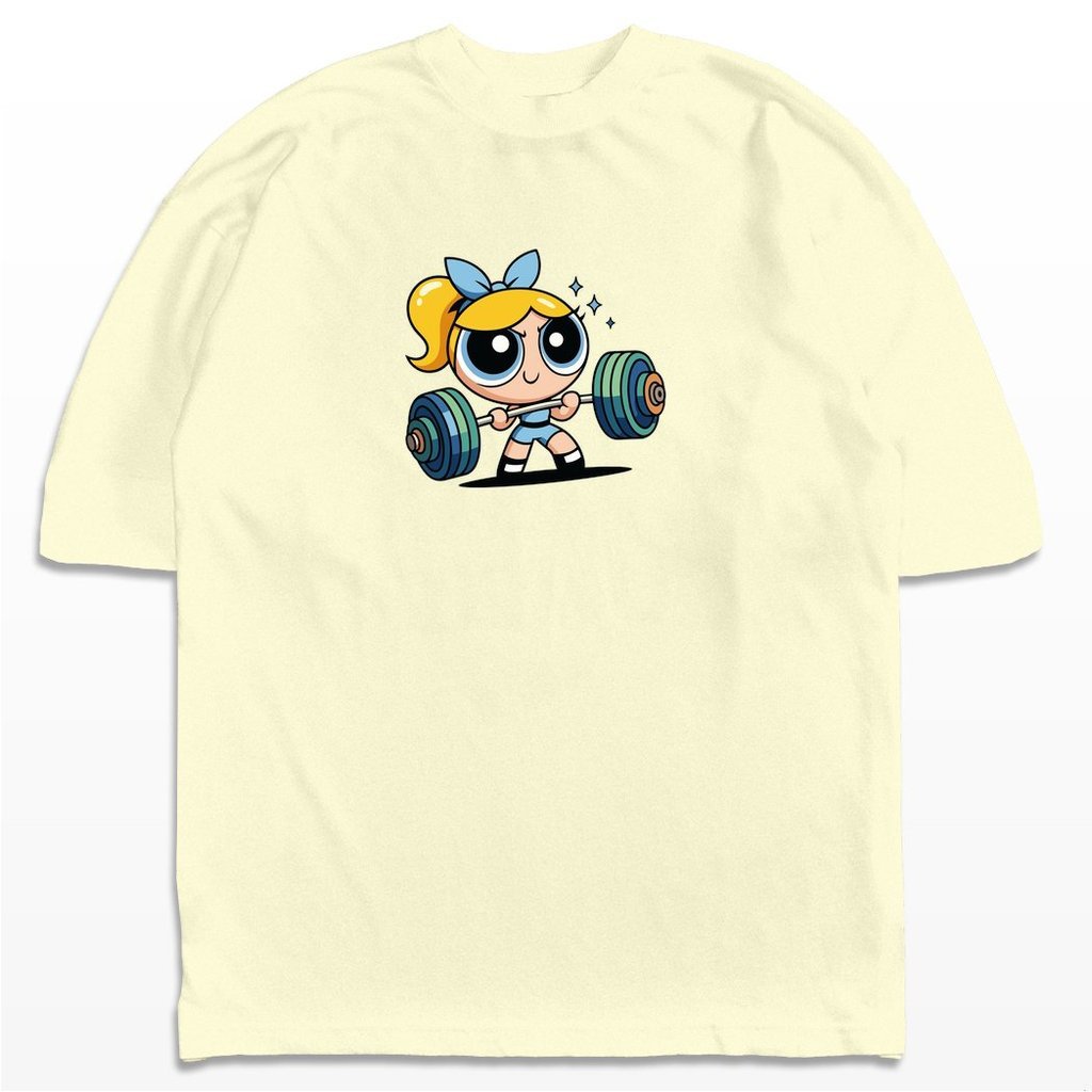 Camiseta Oversized As Meninas Poderosas Lindinha Academia