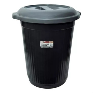 Cesto Lixeira Grande 60L Plástico Reforçado Redondo Multiuso em Oferta na Shopee