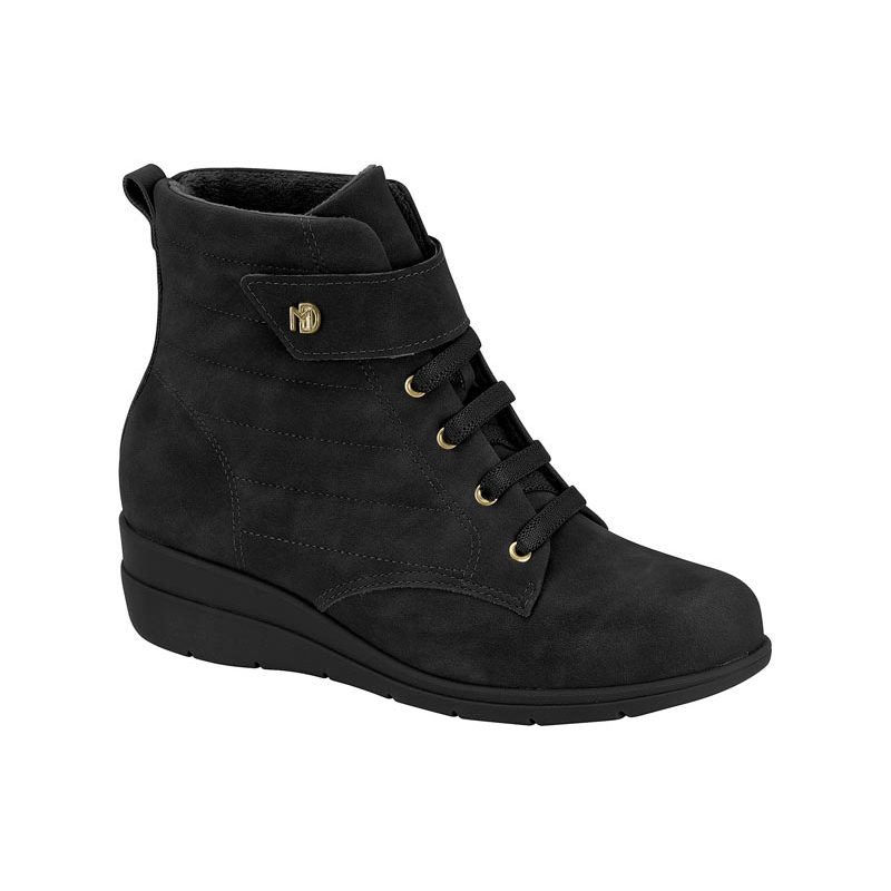 Bota Feminina Sneakers Salto Baixo Moda Modare Original