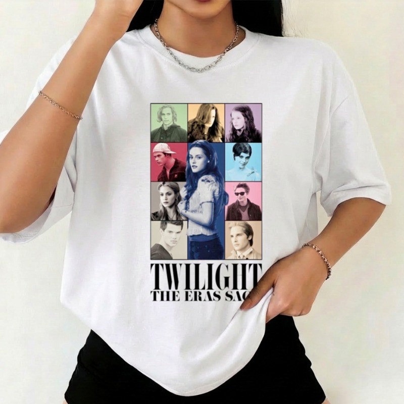 Camiseta Blusa Crepúsculo Bela Twilight A Saga Unissex 100% Algodão Vintage Premium Envio  Imediato.
