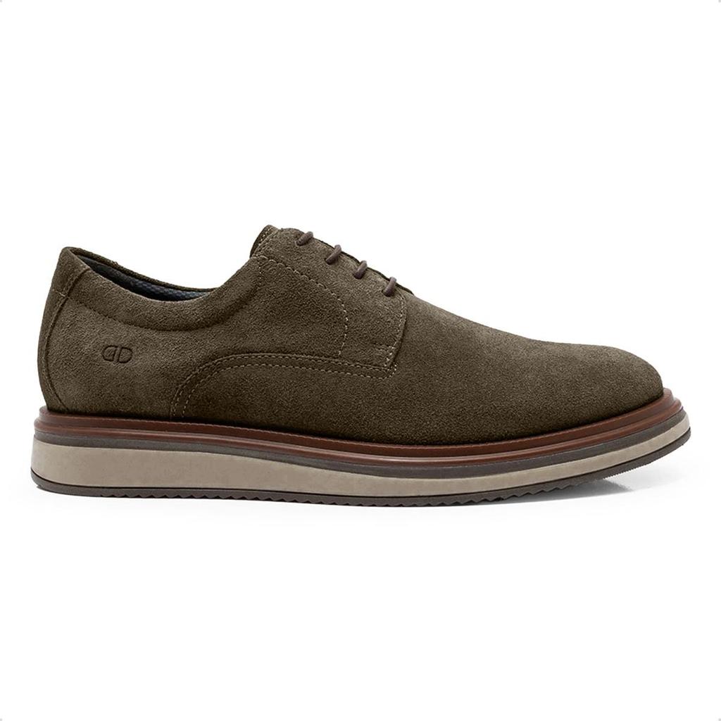 Sapato de Couro Democrata Masculino Durant 596101