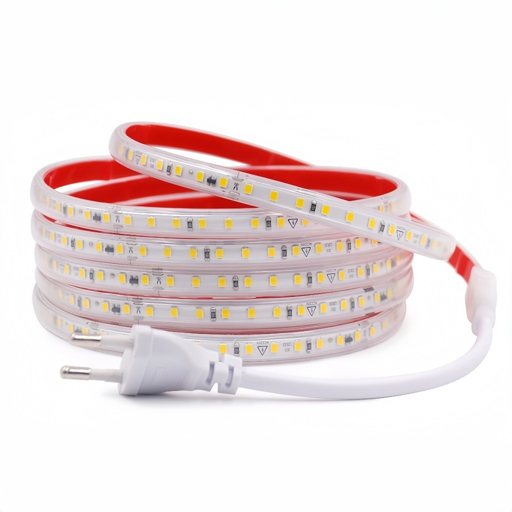 Kit 1m a 10m Mangueira LED 5050 120LEDS Direta Com Dupla face IP65 Blindada 2835 18w/m 110v/220v