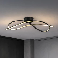 Pendente Led Plafon Zion 36w 3000K/6500K Branco Quente/Frio 110v/220v Bivolt Preto Cod: ALUT001957 Alut By Avant