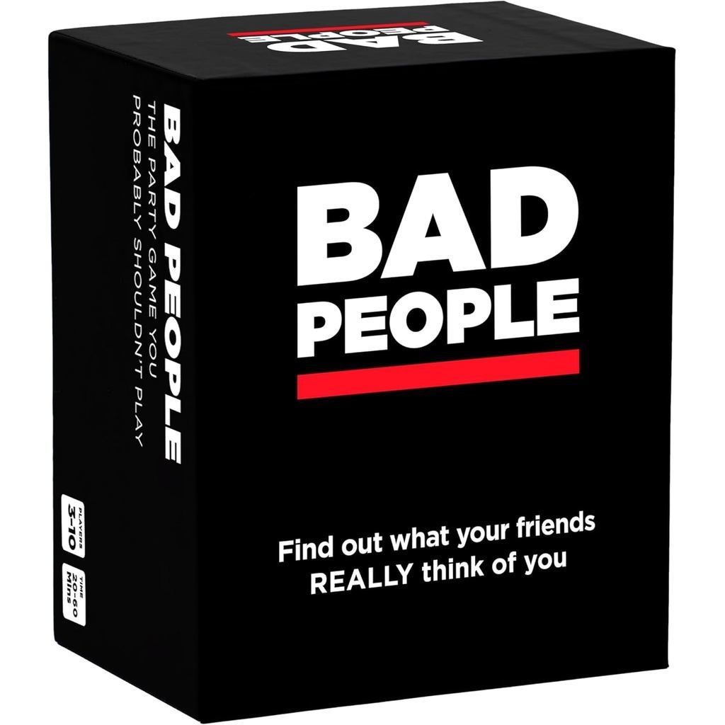 Bad People Party Game – Hilarious Adult Card Game For Friends & Game Night | Funny Conversation & Icebreaker Board Game — R$ 211,14 em Shopee, 10% OFF