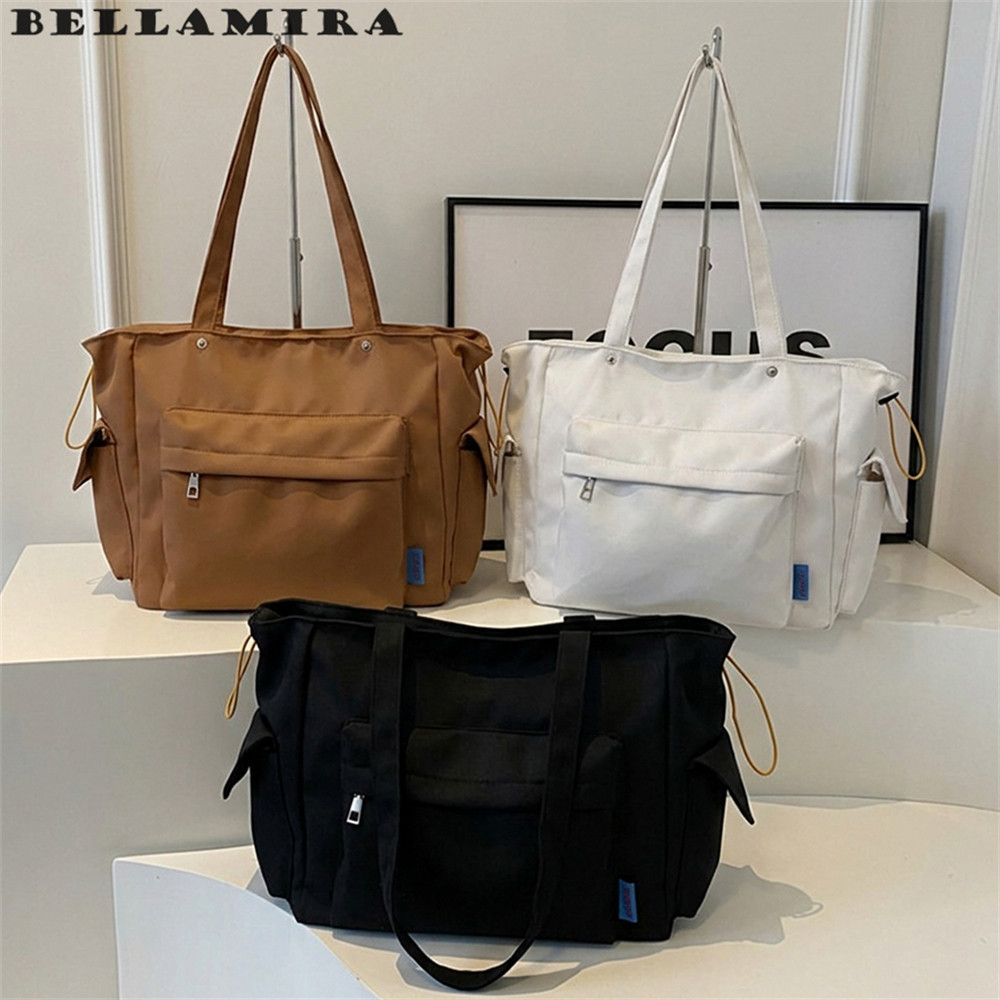 Bolsa Tote Oxford À Prova D'Água Bolsa De Ombro Tote Grande Capacidade Bolsa Com Vários Bolsos E Compartimentos em Oferta na Shopee