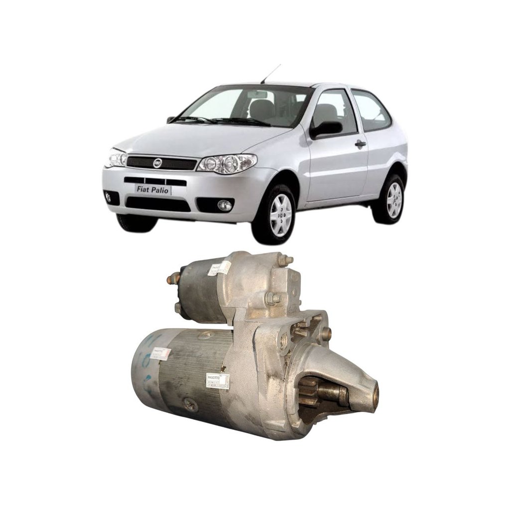 Motor de Partida Arranque Fiat Palio Fire 1.0 2001 a 2010 Original 63102014