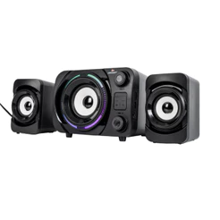 Caixa de Som Bluetooth 2.1 Subwoofer RGB 18W USB AUX FM Grasep D-GP301 BT