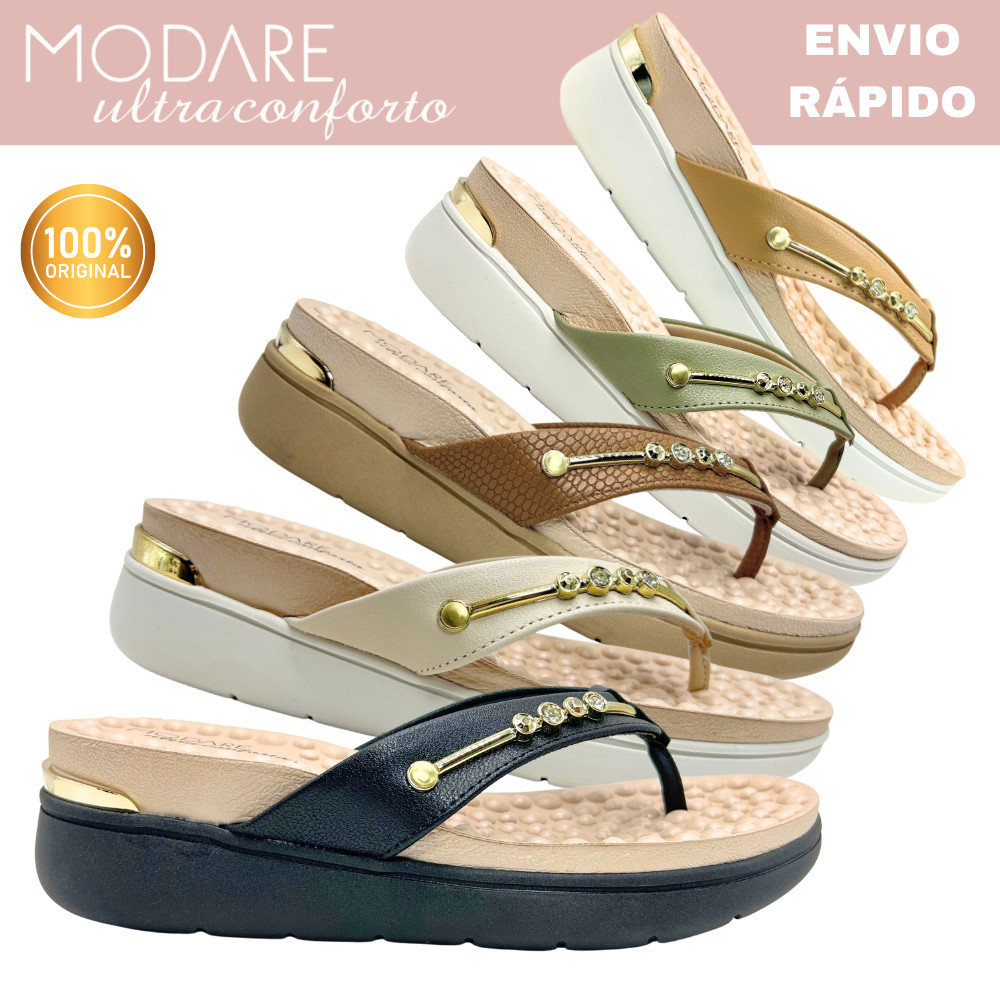 Tamanco Anabela Feminino Modare 7151.115 – Conforto, Estilo e Leveza no Dia a Dia