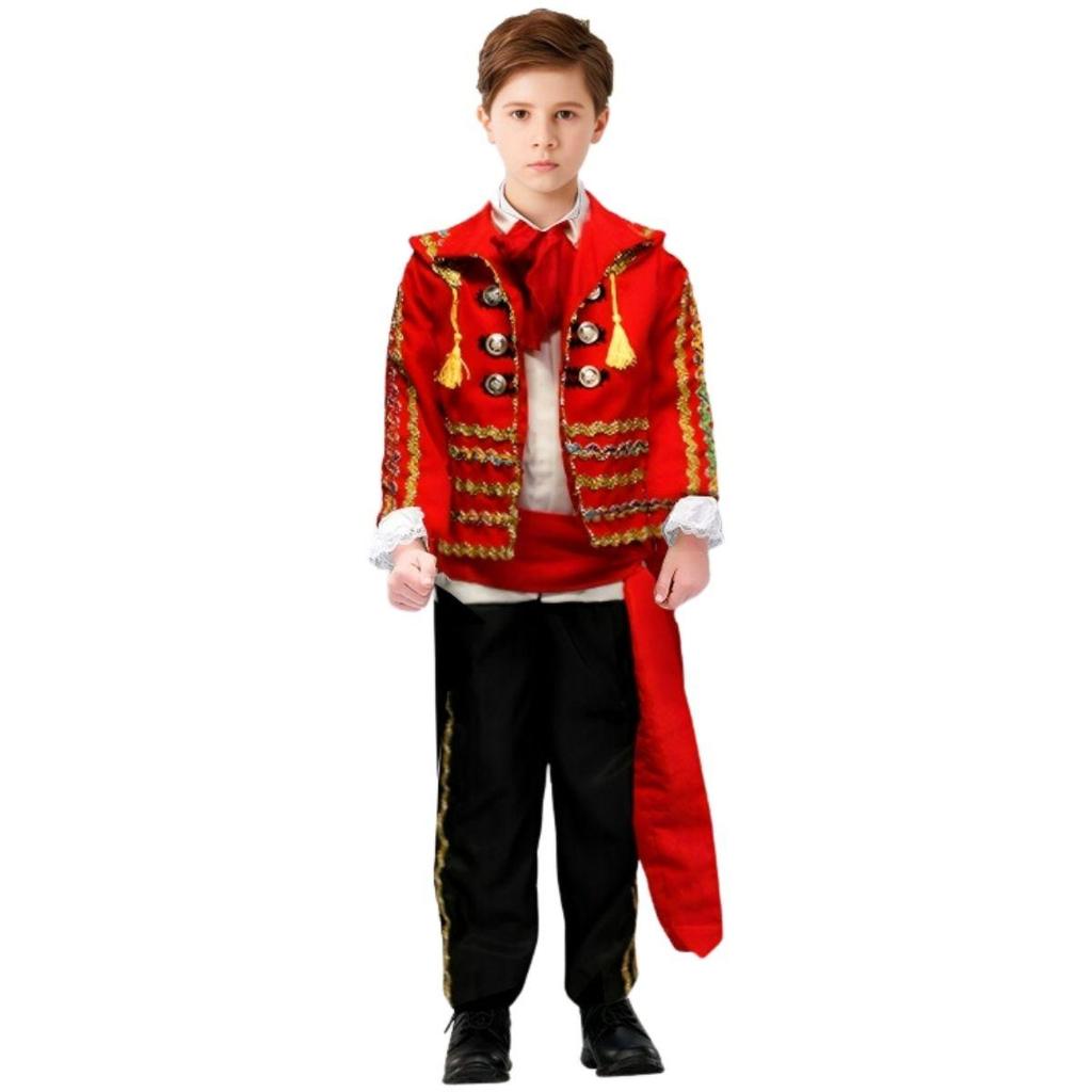Fantasia Espanhol Infantil Exclusivo e Premium Completo Para Meninos