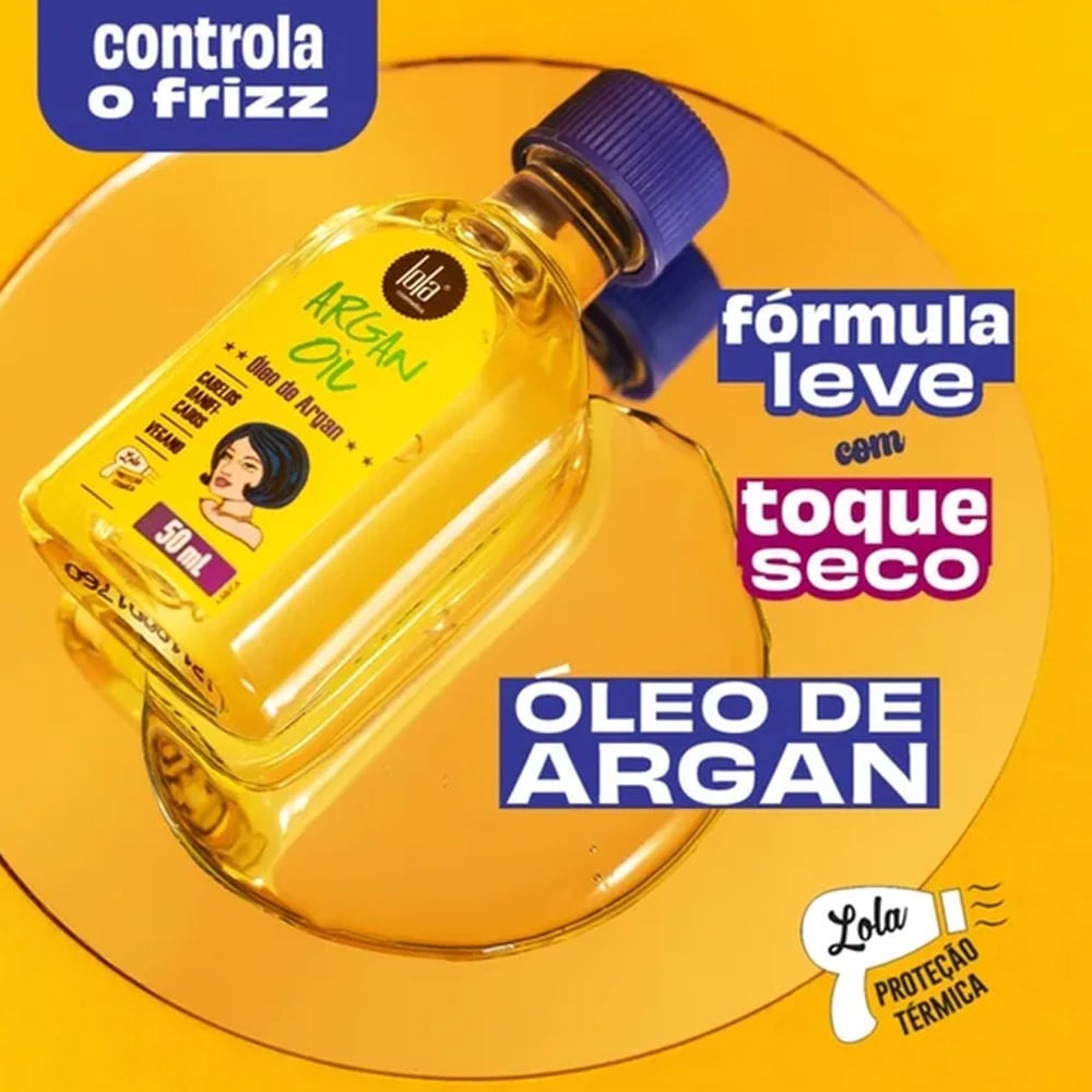 Detalhes do Kit Lola Cosmetics Máscara Morte Súbita 450g + Óleo Argan 50ml