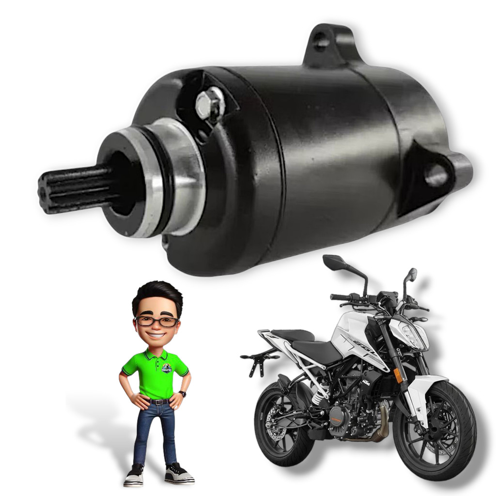 Motor de Partida Ktm Duke 200 / Duke 300  2012 Á 2018