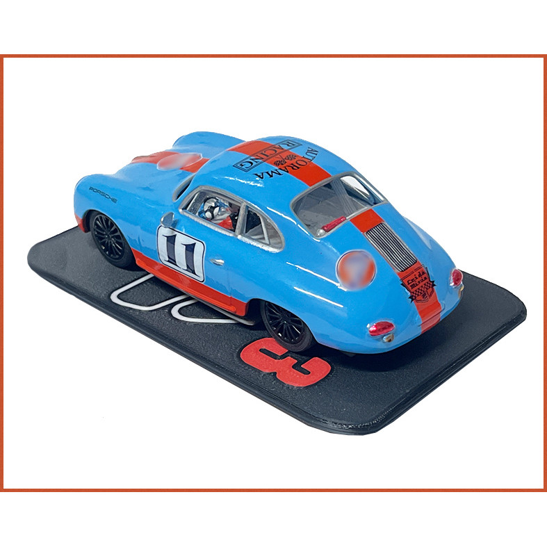 Autorama Artesanal Porsche 356 Racing Nº11 - Impresso em 3D - Escala 1/32