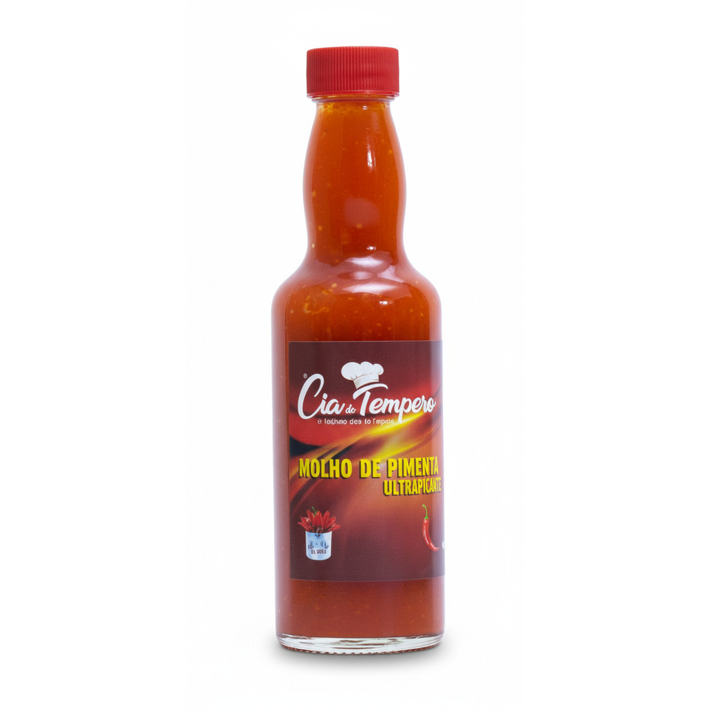 Molho De Pimenta Extra Forte 180ML CIA DO TEMPERO