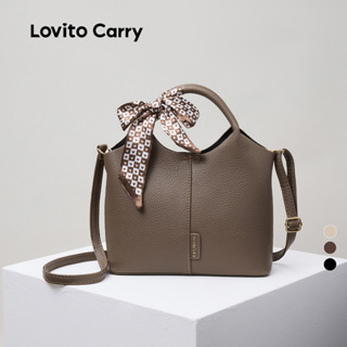 (Lovito Carry) Bolsa Saco Elegante para Mulheres LFA53169 em Oferta na Shopee