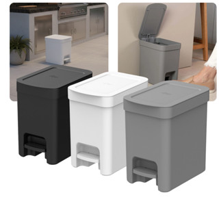 Lixeira de Pedal Trium 6L Para Cozinha Lixo de Pia Banheiro e Escritorio- Ou Martiplast  em Oferta na Shopee