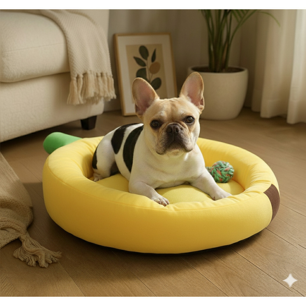 Cama para Gato / Cachorro Formato Banana - Casinha Decorativa e Confortável Premium em Oferta na Shopee