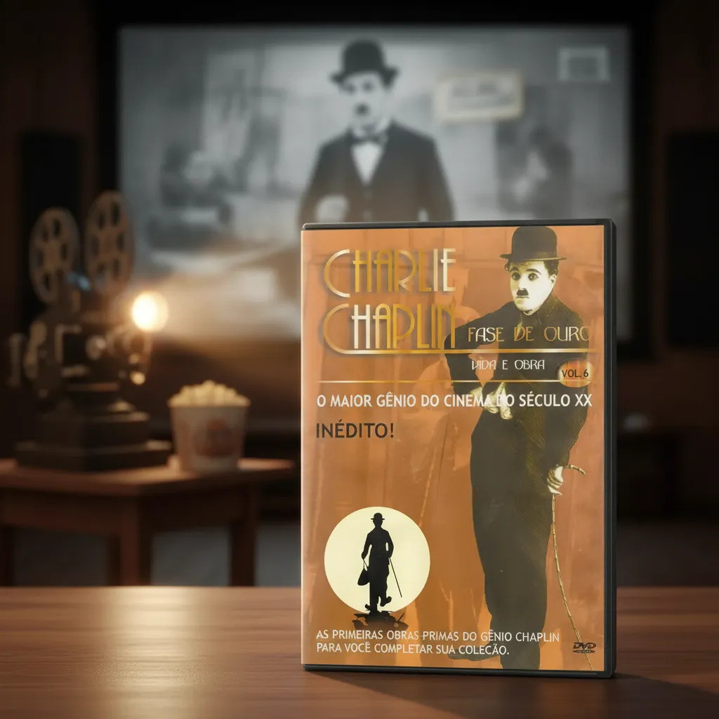 Dvd Charlie Chaplin Vol. 6 Filme Clássico O Maior Genio