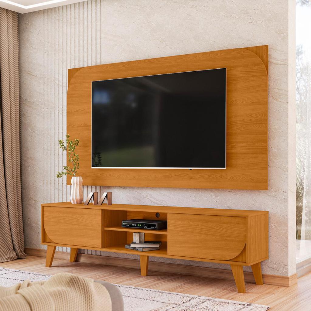 Rack Bancada com Painel para TV até 65 Polegadas Duna