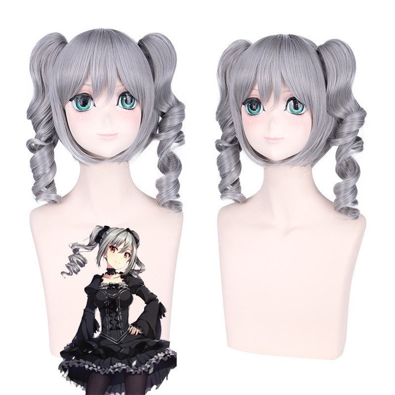 Personagem Principal: Sainta, Idol Master, Cinderella Girls, Ran Koizaki, Peruca de Cosplay com Personagem Principal + R