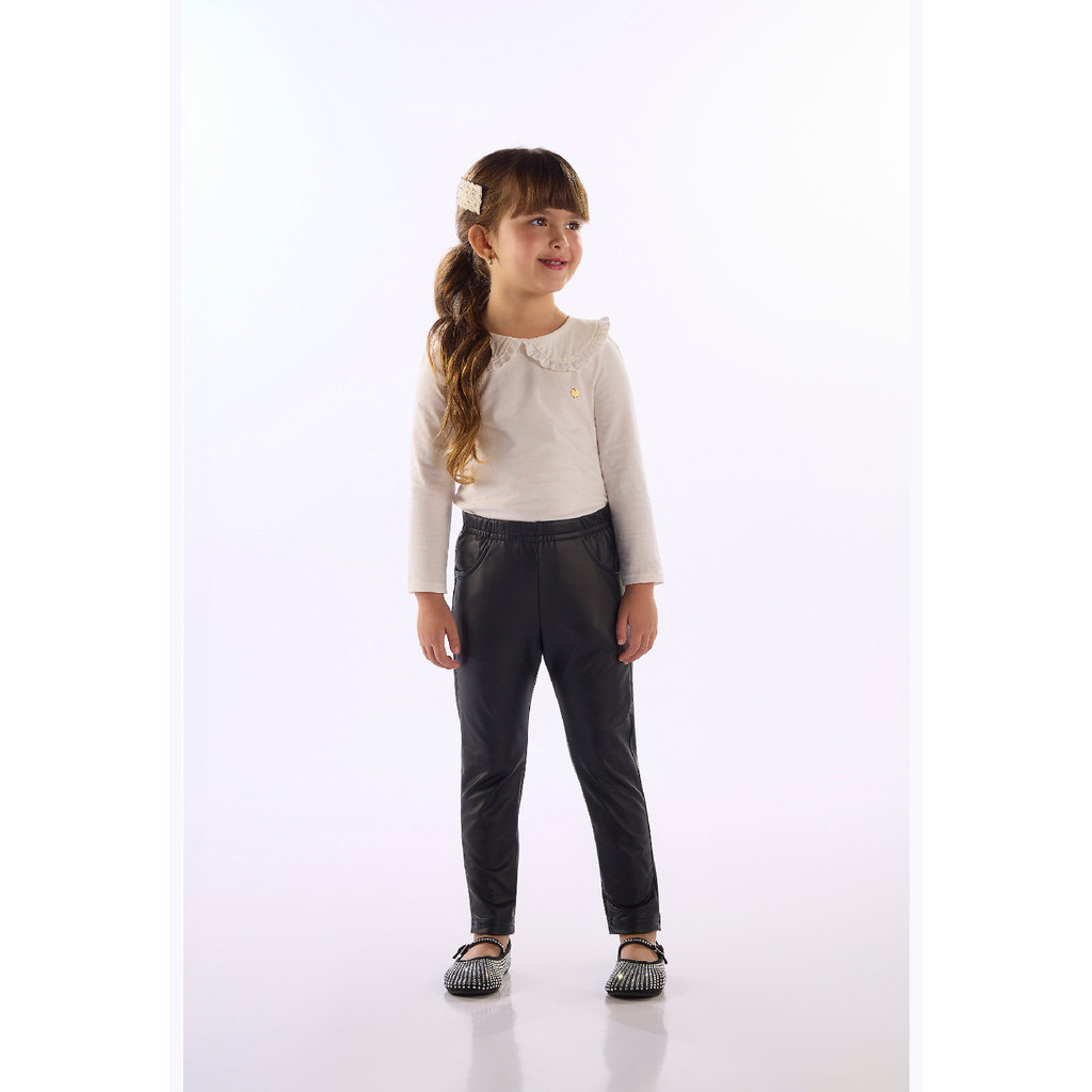 Blusa Infantil Gola Renda Up Baby