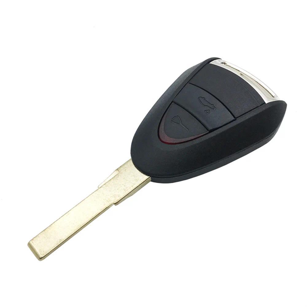 Hindley Capa Para Chave De Carro , 2 Botões , Porsche Boxster S 2S 4S Turbo Cayman 911 987 996 997 Carrera 911 Targa