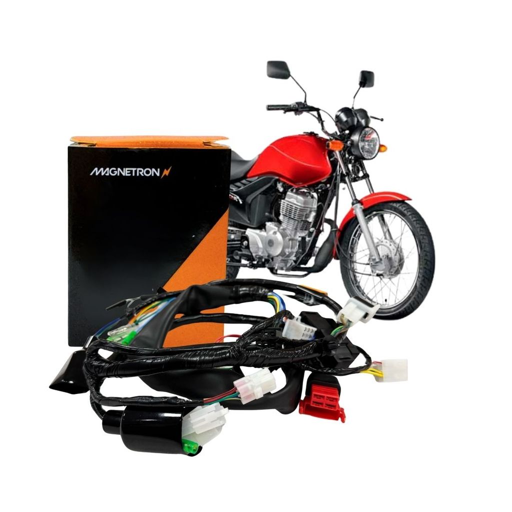 Chicote Fiação Para Honda CG 125 Fan Es 2009 a 2011 Partida Eletrica 90285550 Magnetron