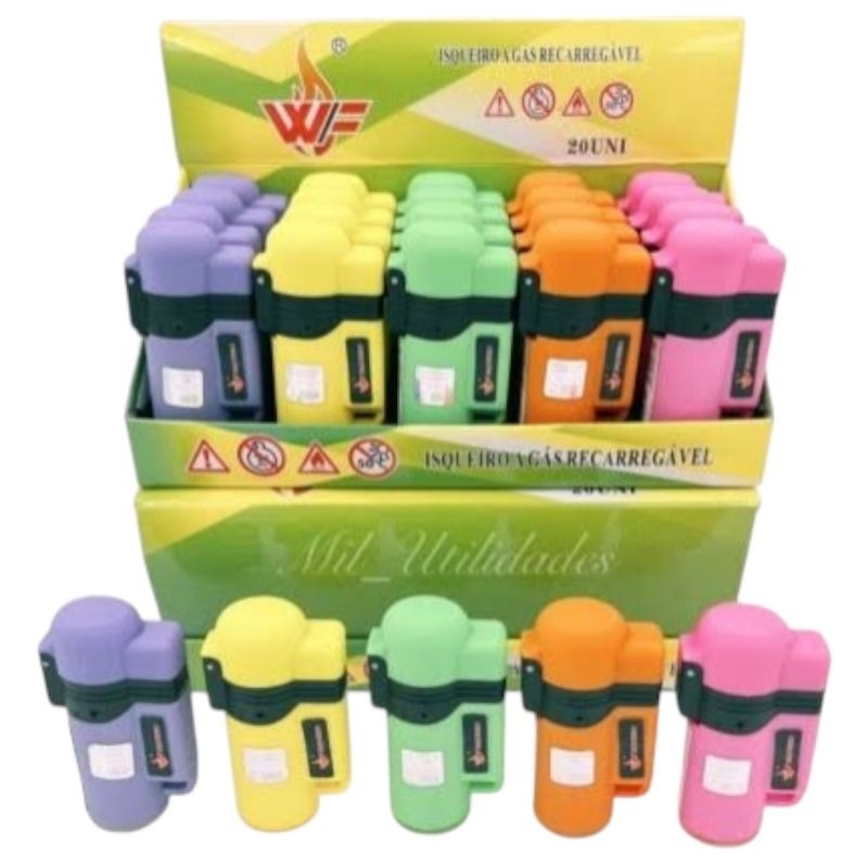 Mini Maçarico Recarregável WF Neon S/G.