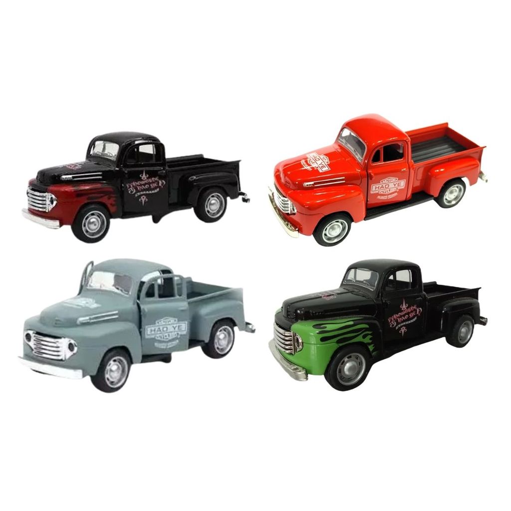 Carrinho Miniatura PickUp Caminhonete Metal Antiga Coleção