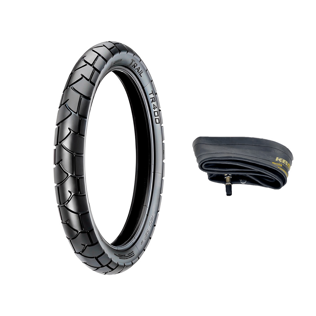 Pneu Vipal 90/90-21 TR400 +1 Câmara Dianteiro XRE300 Lander Tenere Tornado Sahara Tiger Falcon XT660