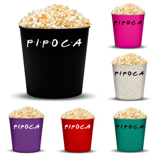 Balde de Pipoca ECO 3,5L P.I.P.O.C.A em Oferta na Shopee