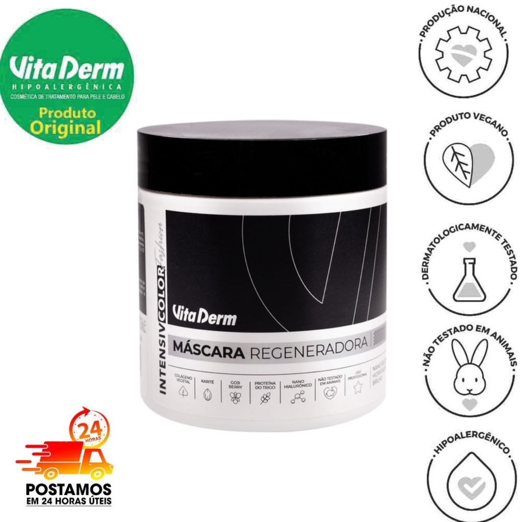 MASCARA REGENERADORA INTENSIV COLOR FASHION 500G - VITA DERM