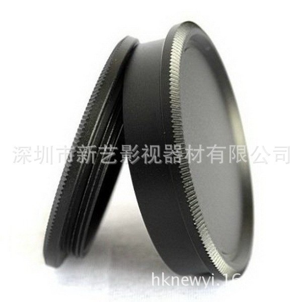   Tampas dianteira e traseira de metal para Leica L42 M42mm, conjunto de tampa de corpo e lente preta.