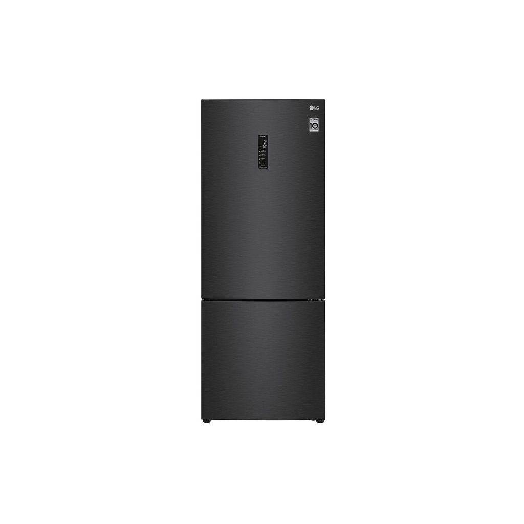 Geladeira Smart LG Frost Free Inverter 451L Inverse Cor Black Inox (GC-B569NQL)