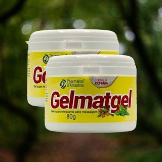 KIT 2 UNID. Gel Super Refrescante para Massagem Gelmatgel 80 gr Amazônico