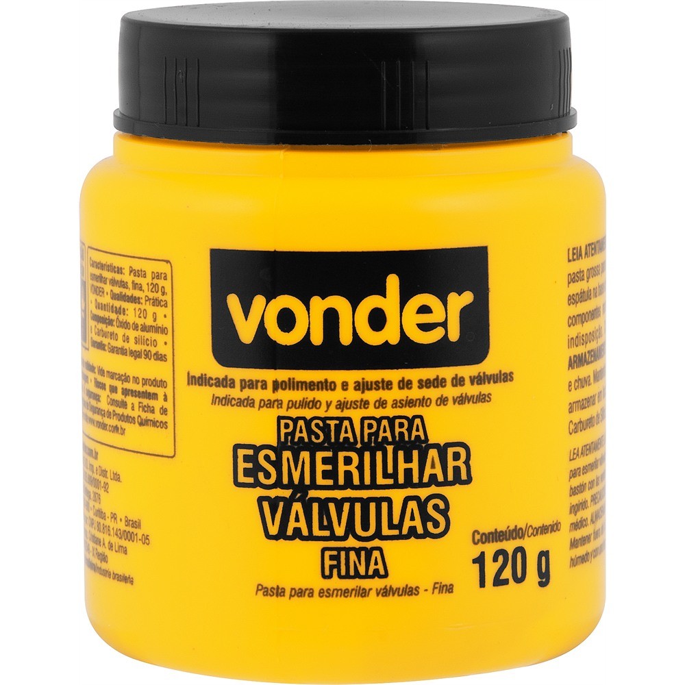 Pasta Esmerilhar Válvula 120g Fina Automotiva Vonder