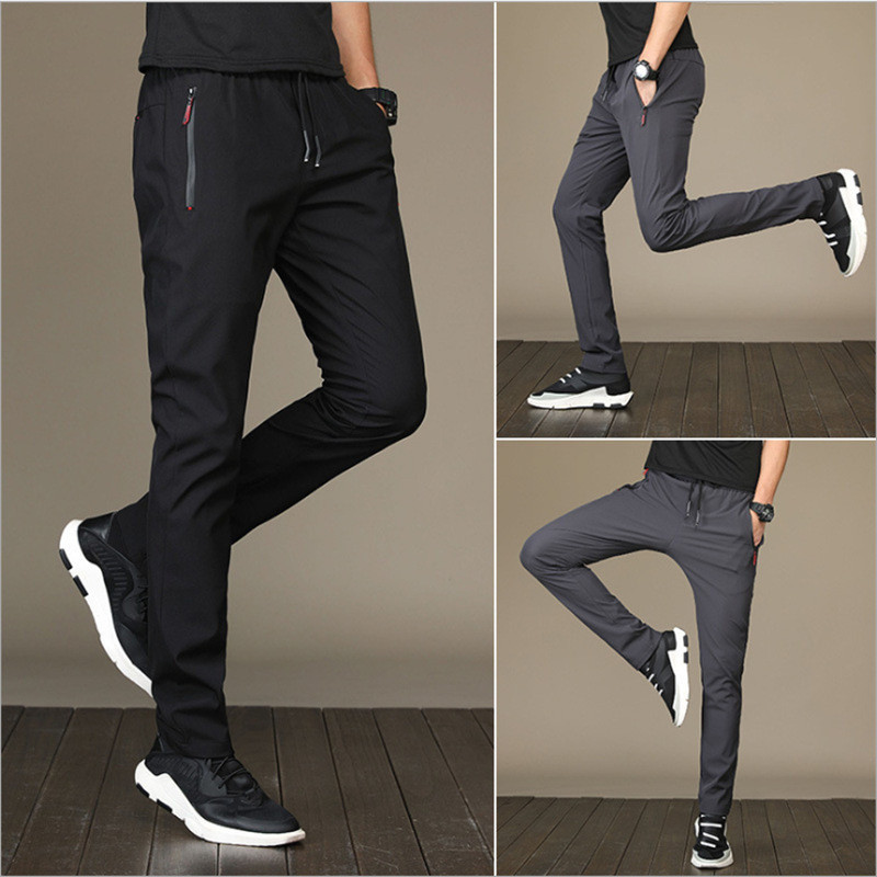 2022 primavera outono calças masculinas versão coreana na moda calças casuais calças magras juventude magro-ajuste calça