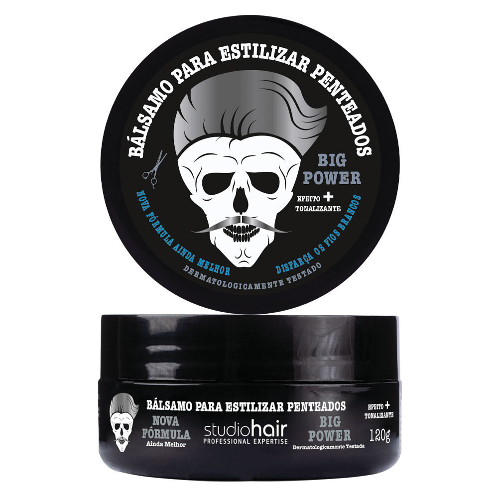 KIT C/ 6 BALSAMO MODELADOR /FIXADOR BIG POWER 120g - MURIEL