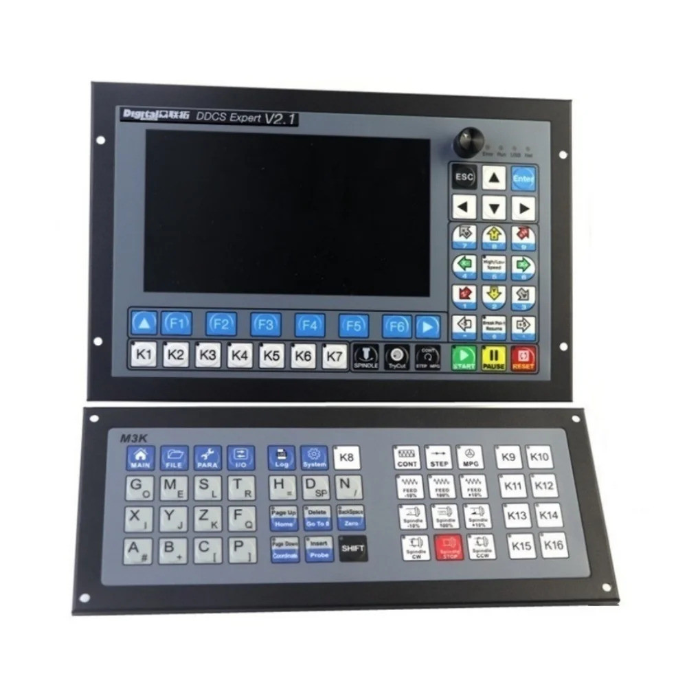 Controlador De Movimento CNC De Alta Qualidade DDCSE 3/4/5 Eixos 1Mhz Saída Suporte De Pulso ATC Com Expansão M3K Teclad
