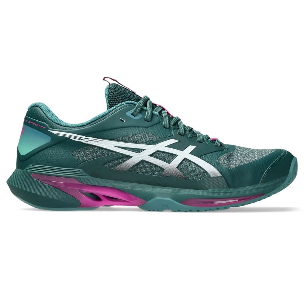 Tênis Asics Solution Speed FF 4 All Court - Verde e Roxo