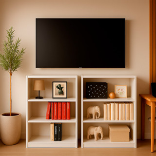 Livreiro Modular Bipartido Estante para Ambientes Internos em Oferta na Shopee