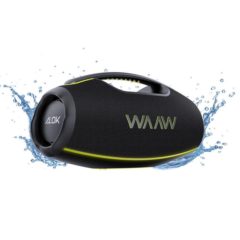 Caixa de Som Bluetooth 180W WAAW by Alok Hyperboom 1000, à Prova d’água IPX7 AUX/USB em Oferta na Shopee