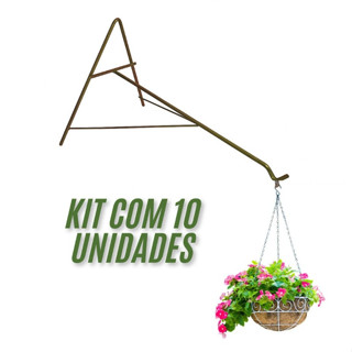 Kit de Suporte Triangulo A Para Pendurar Vasos de  Plantas Resistente Com 10 unidades em Oferta na Shopee