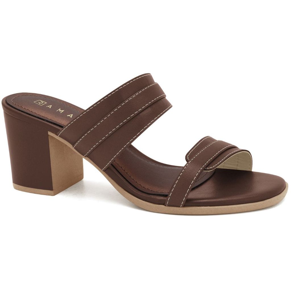 Tamanco Feminino Rum Salto Alto Bloco Ramarim 2531101-1 em Oferta na Shopee